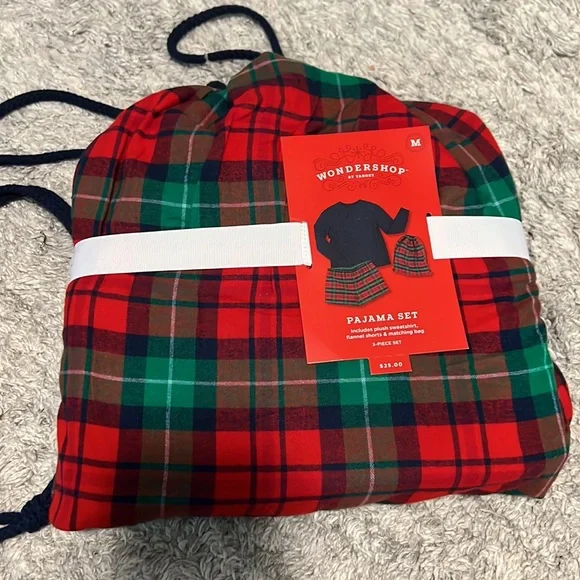 Women’s Plaid 3pc Backpack and Pajama Set - Picture 5 of 5